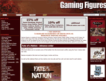 Tablet Screenshot of gamingfigures.com